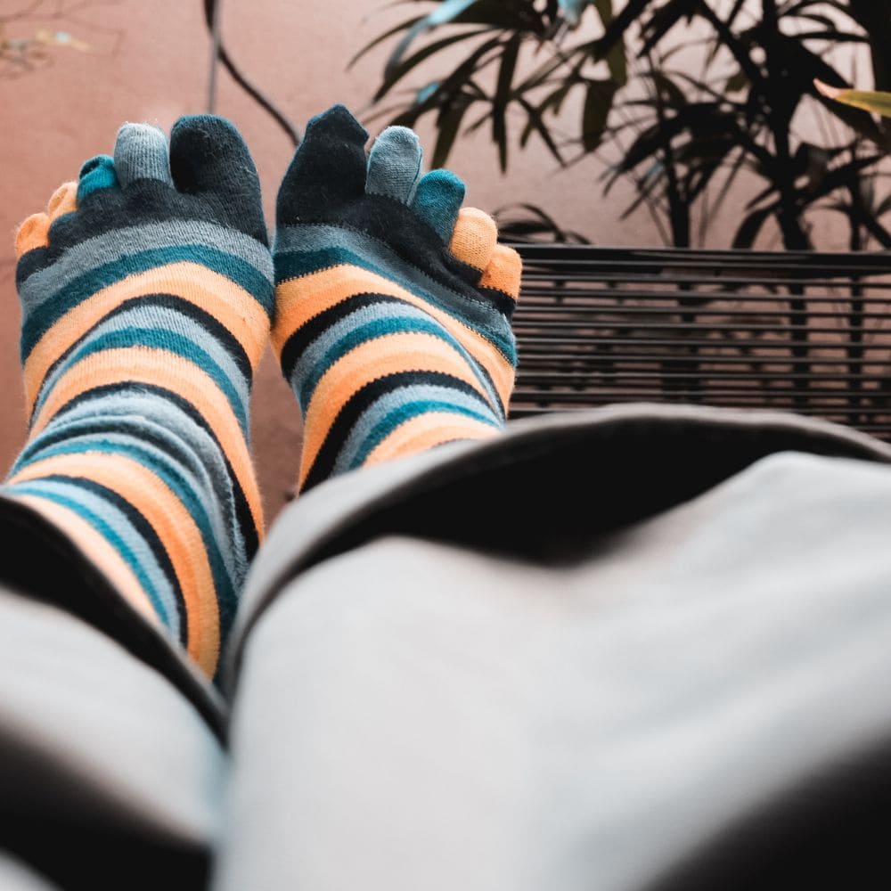 Split-toe socks